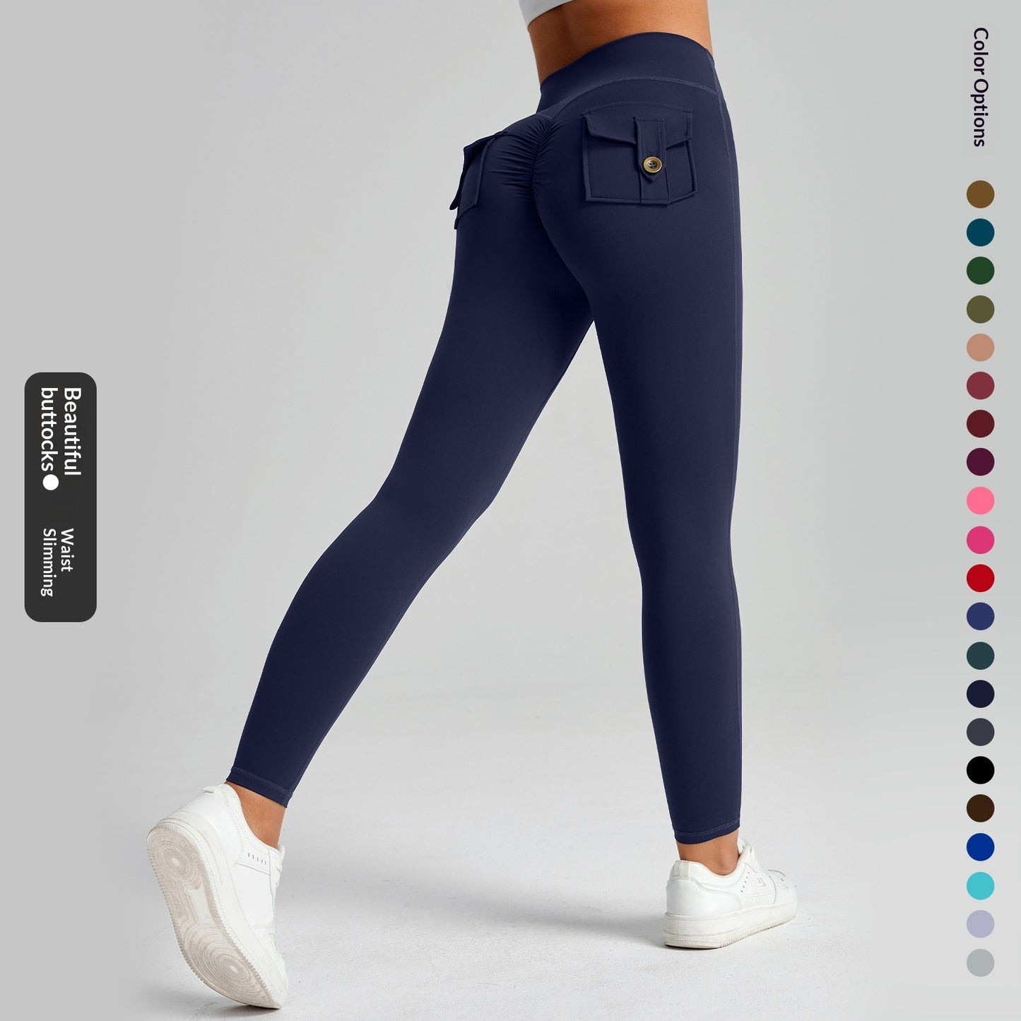 Fitness yoga pants that lift the buttocks