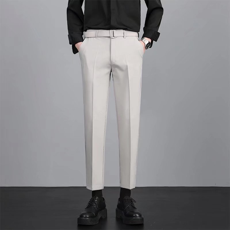 Casual, trendy, straight-cut pants.