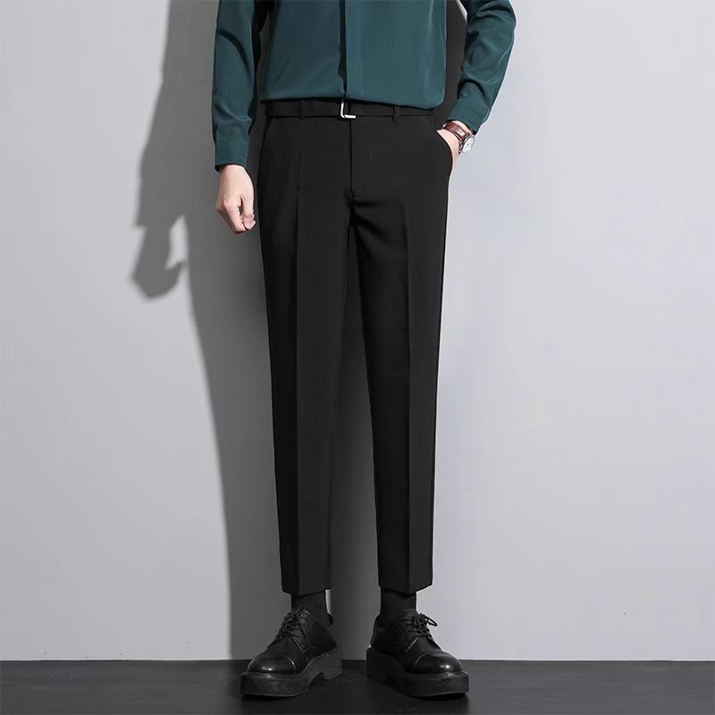 Casual, trendy, straight-cut pants.