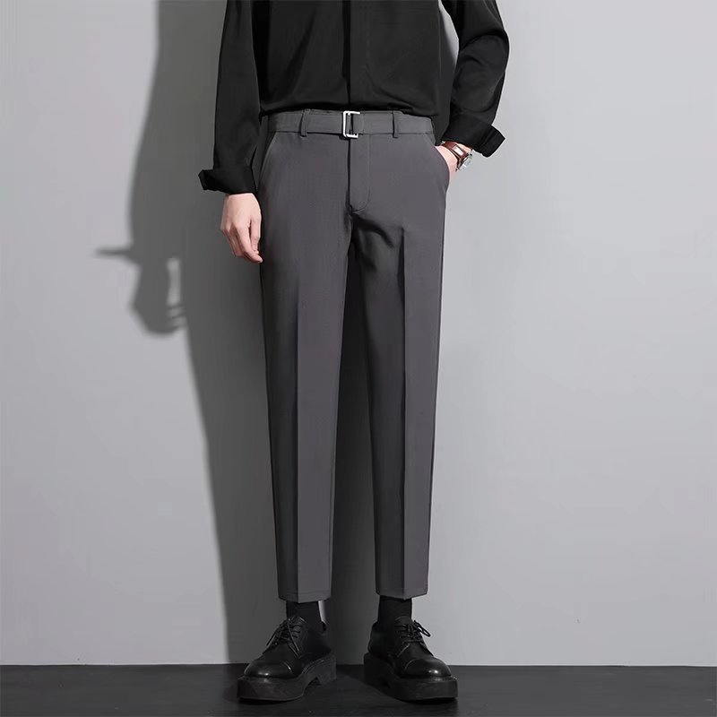 Casual, trendy, straight-cut pants.