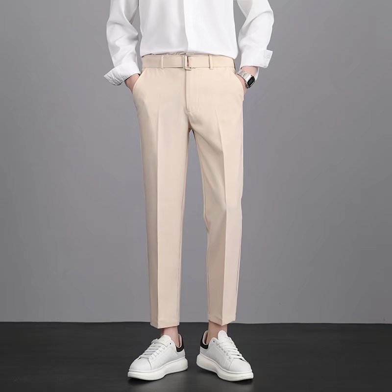 Casual, trendy, straight-cut pants.