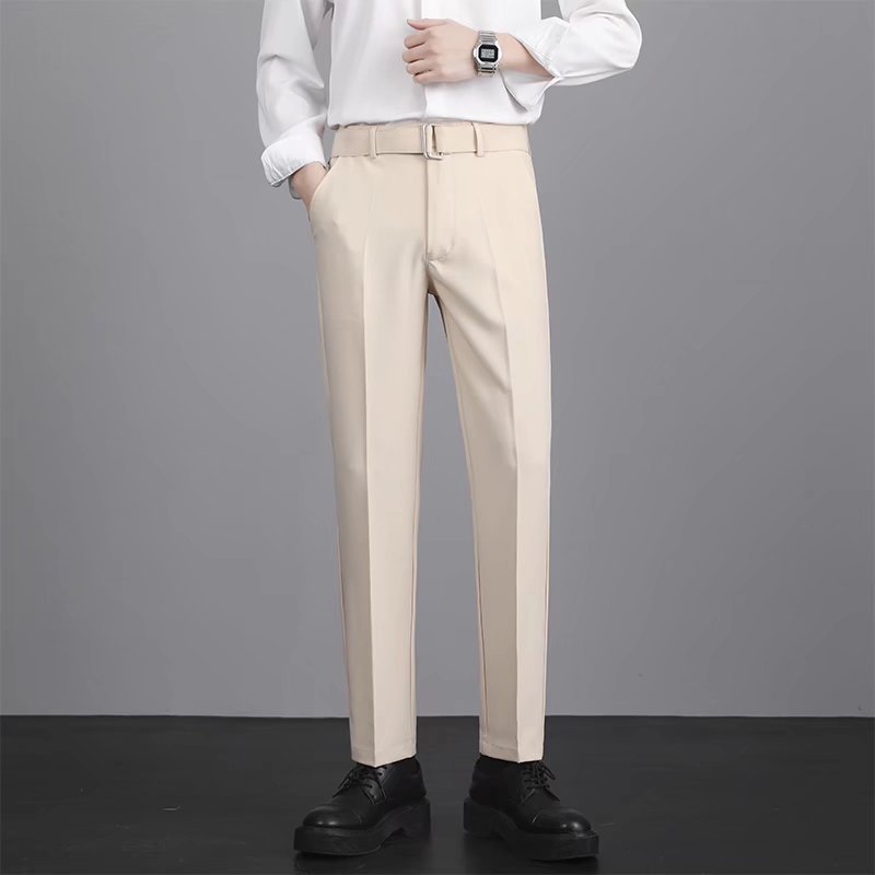 Casual, trendy, straight-cut pants.