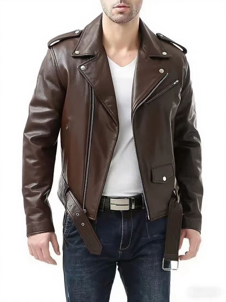 American-style leather jacket