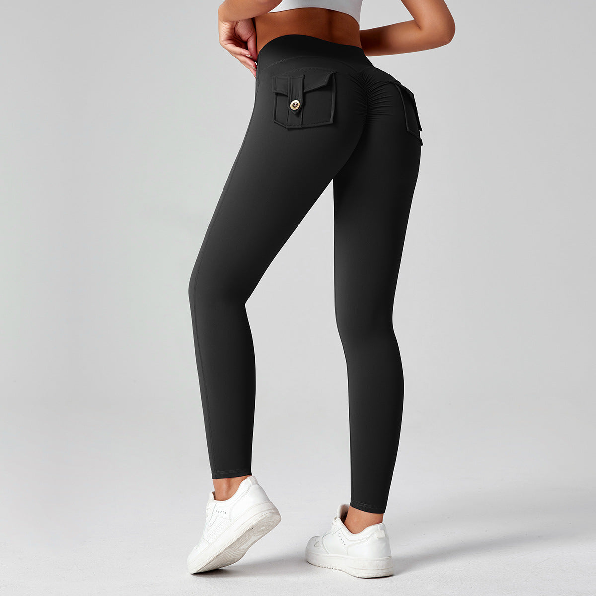 Fitness yoga pants that lift the buttocks