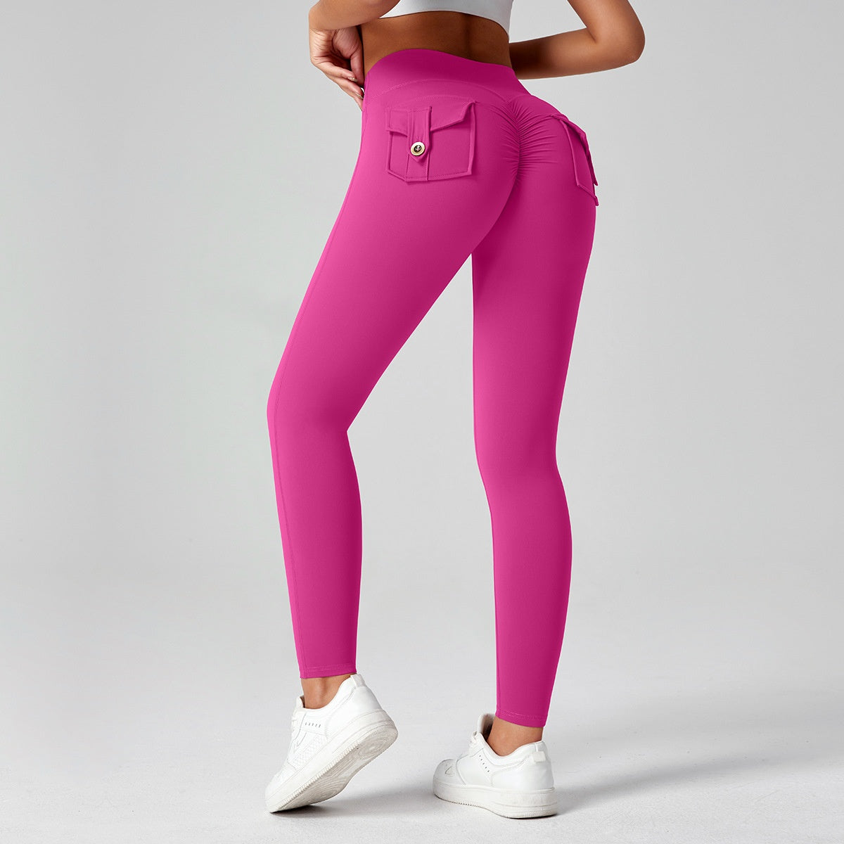 Fitness yoga pants that lift the buttocks