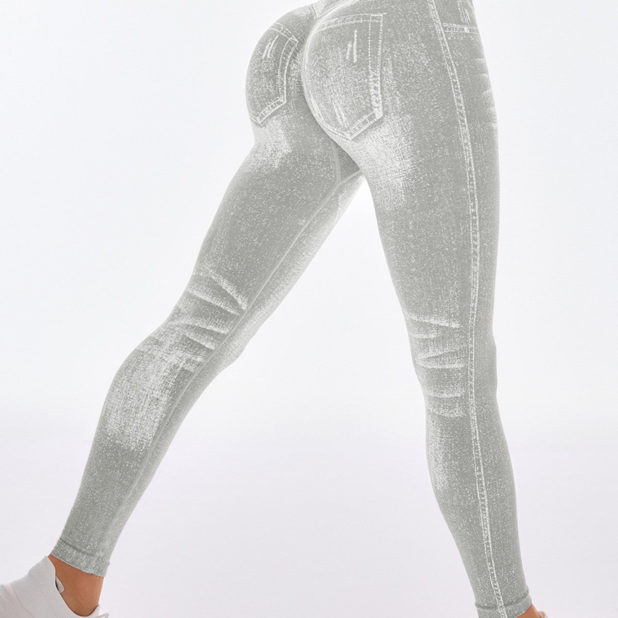 Seamless Fitness Pants With A V-cut Design For A Sculpted Peach-shaped Butt