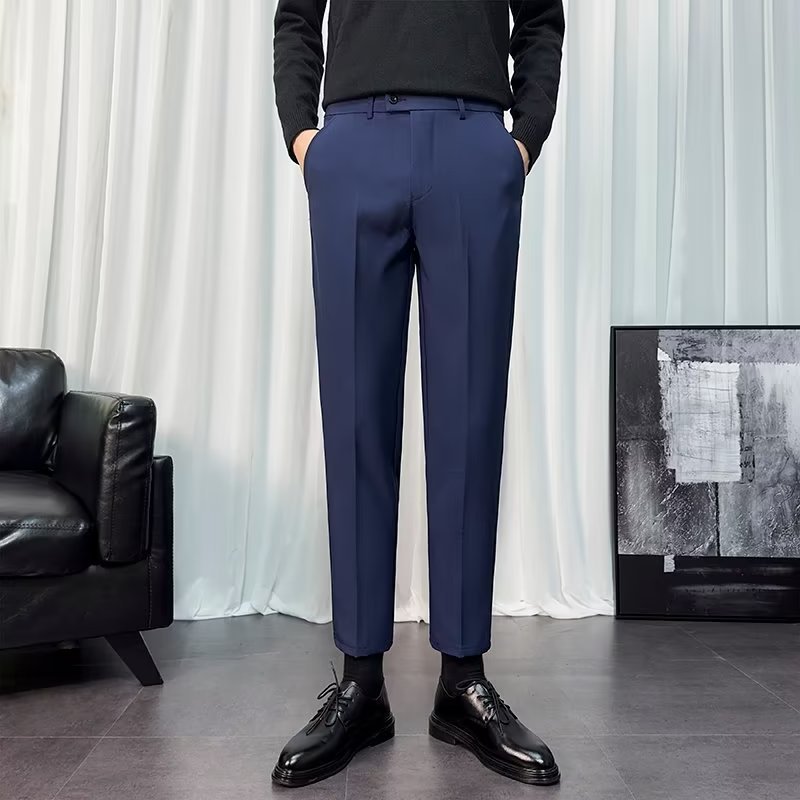 Casual, trendy, straight-cut pants.