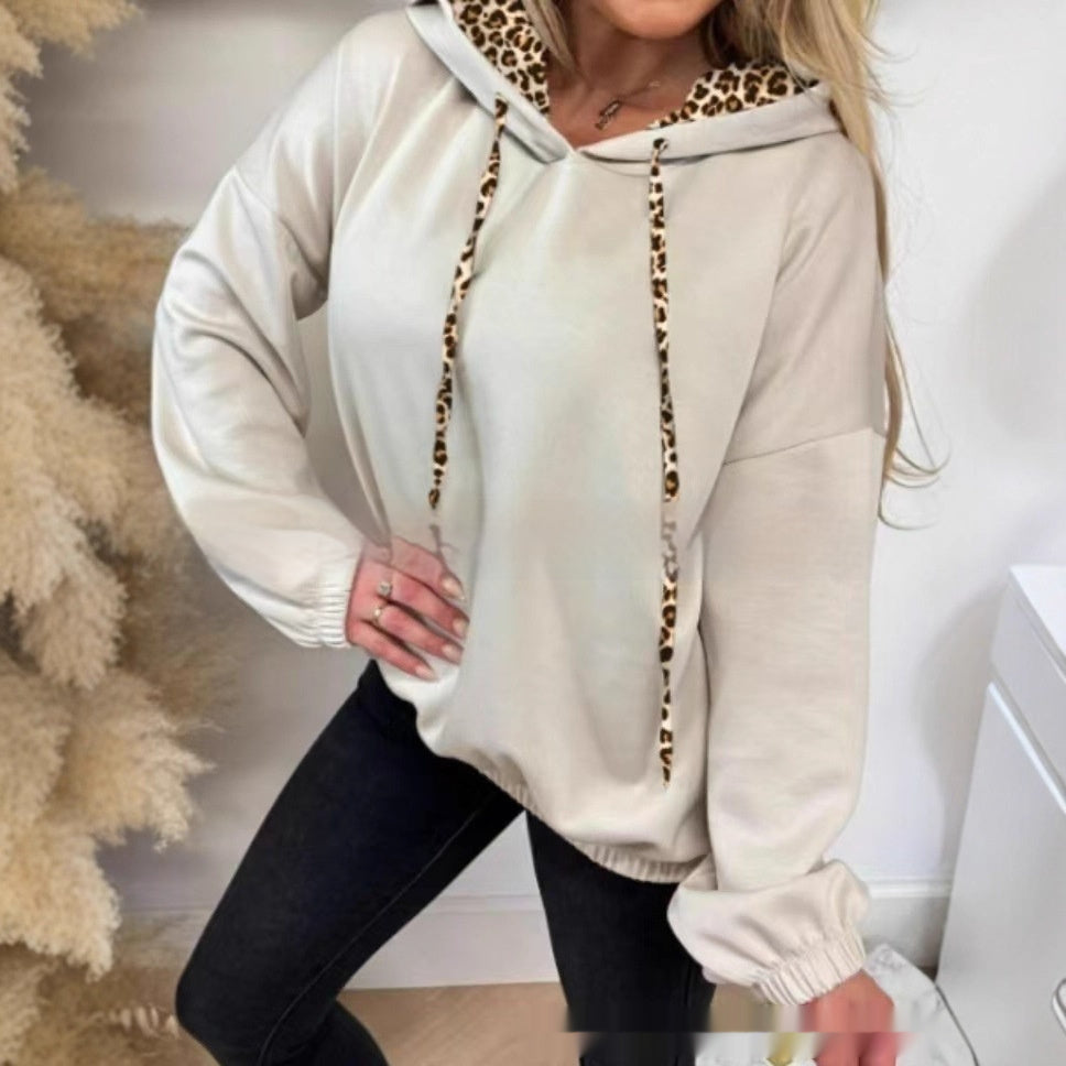 Leopard print sweatshirt