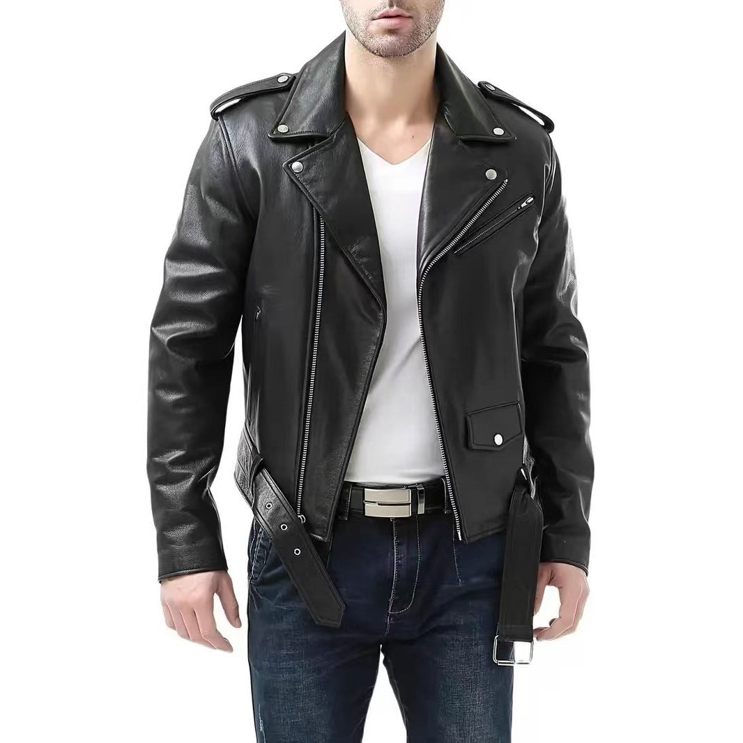 American-style leather jacket