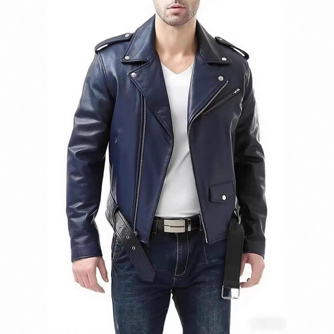 American-style leather jacket