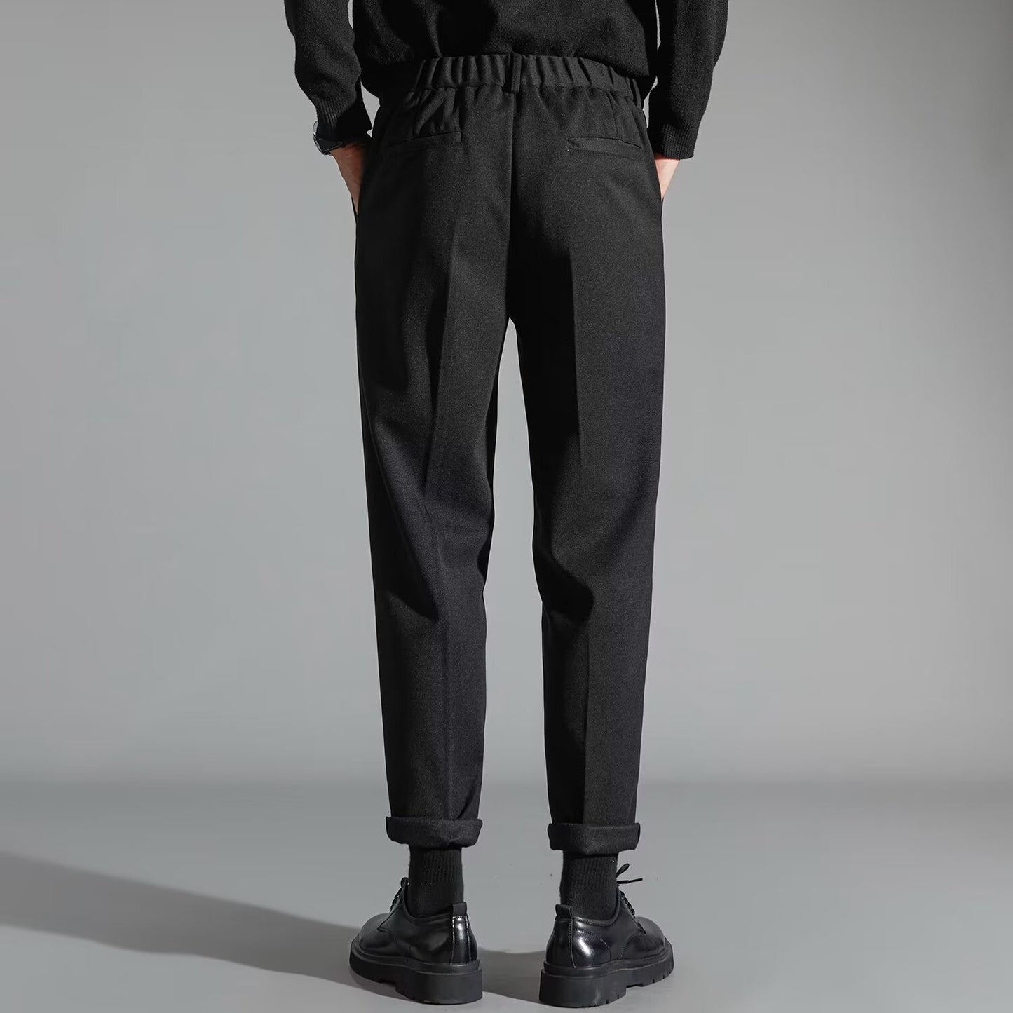 Stylish Slim-fit Wool Casual Pants