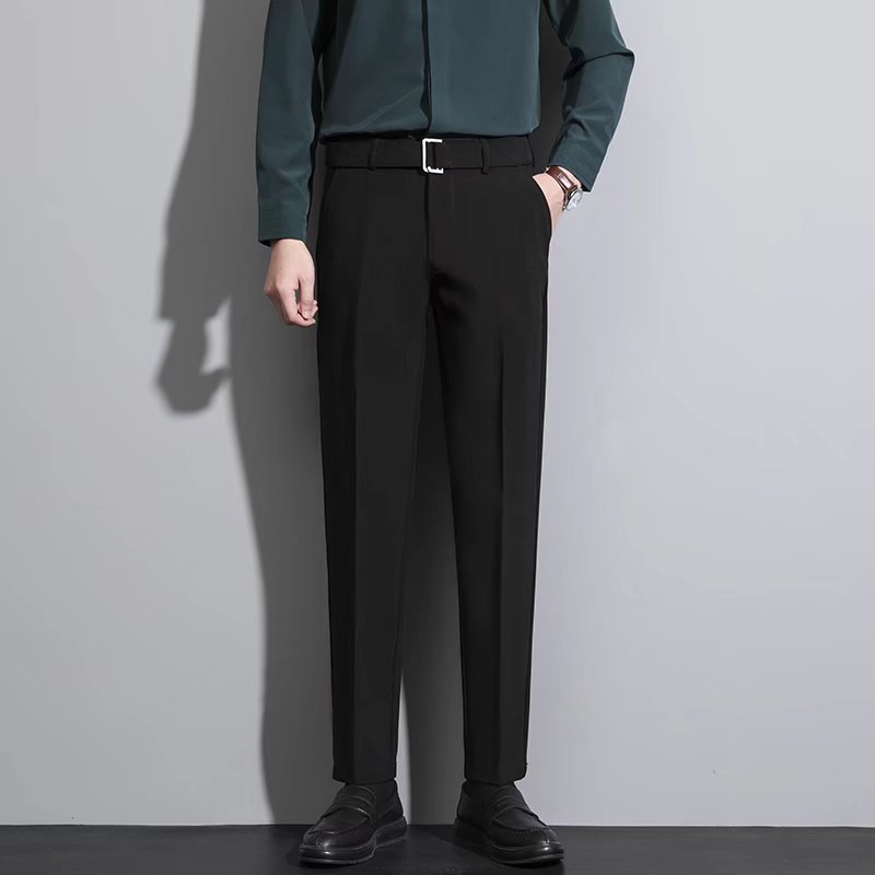 Casual, trendy, straight-cut pants.