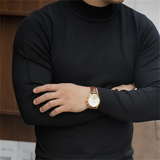 Sweater Bottoming Shirt Basic Warm Man