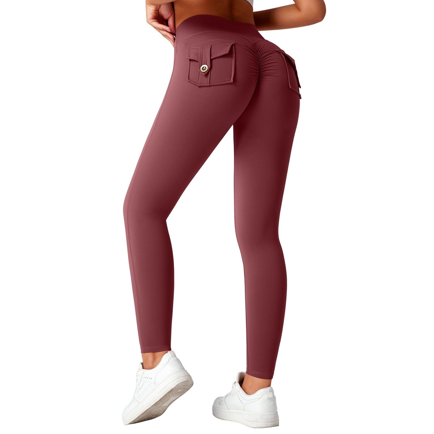 Fitness yoga pants that lift the buttocks
