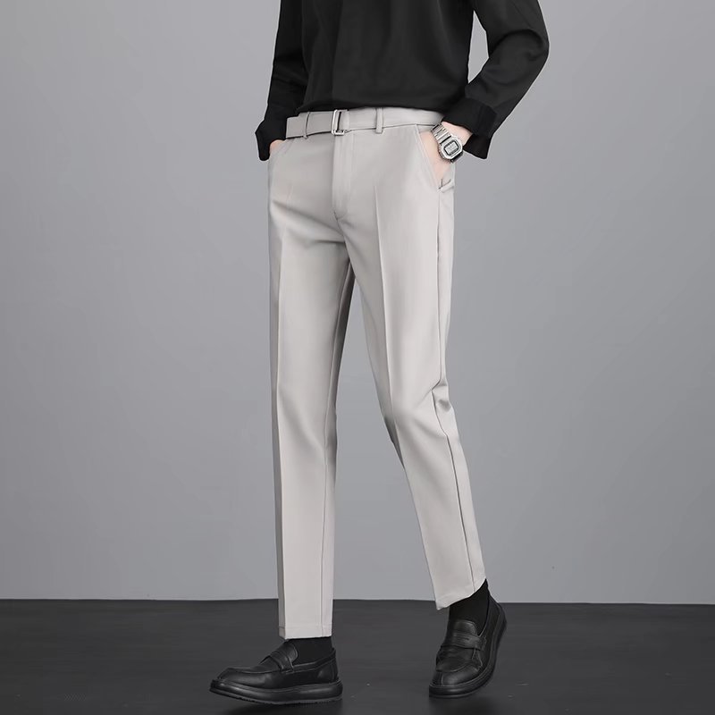 Casual, trendy, straight-cut pants.