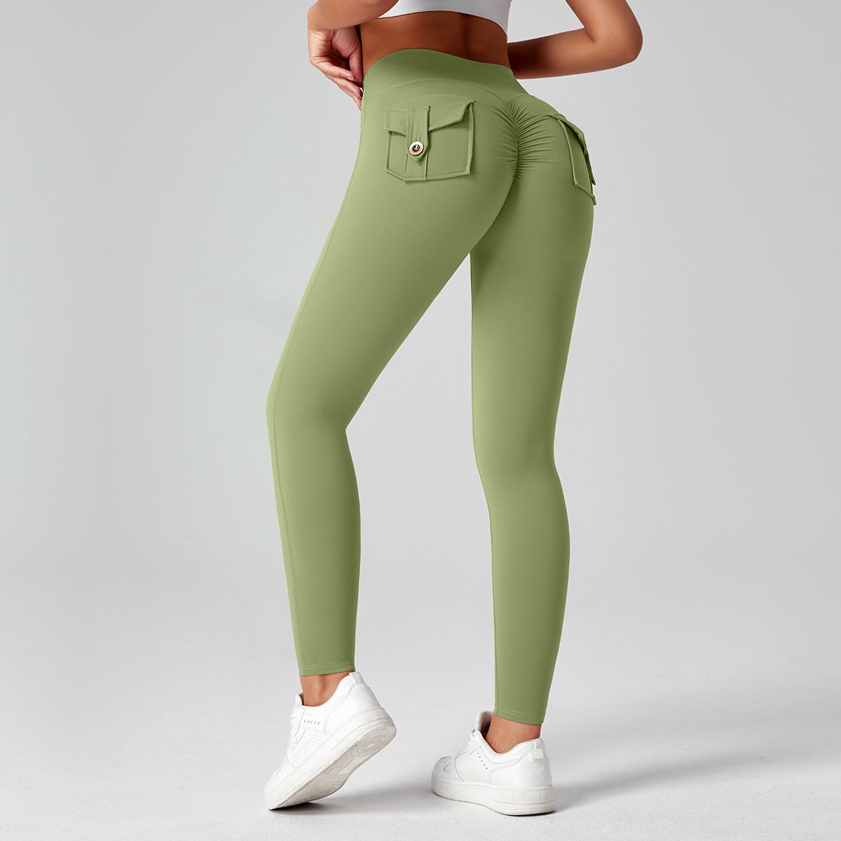 Fitness yoga pants that lift the buttocks